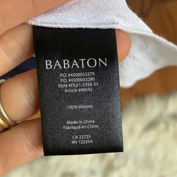 Aritzia Babaton Silk Short Sleeve Blouse - Picture 6 of 6